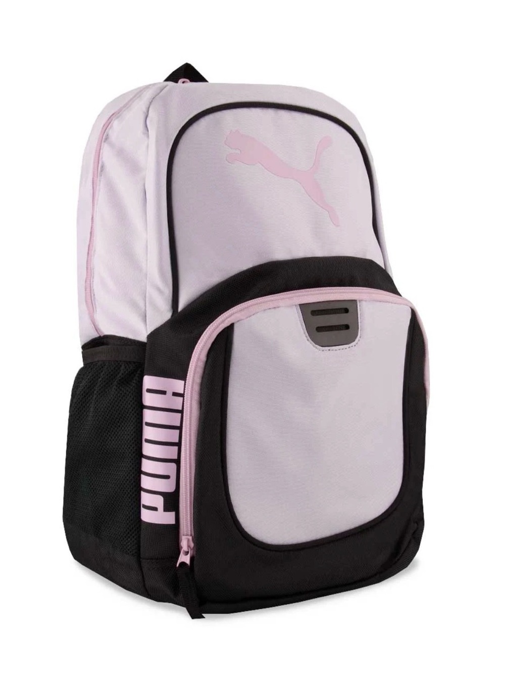 Puma Kids Pink and Black Logo Backpack 1902999
